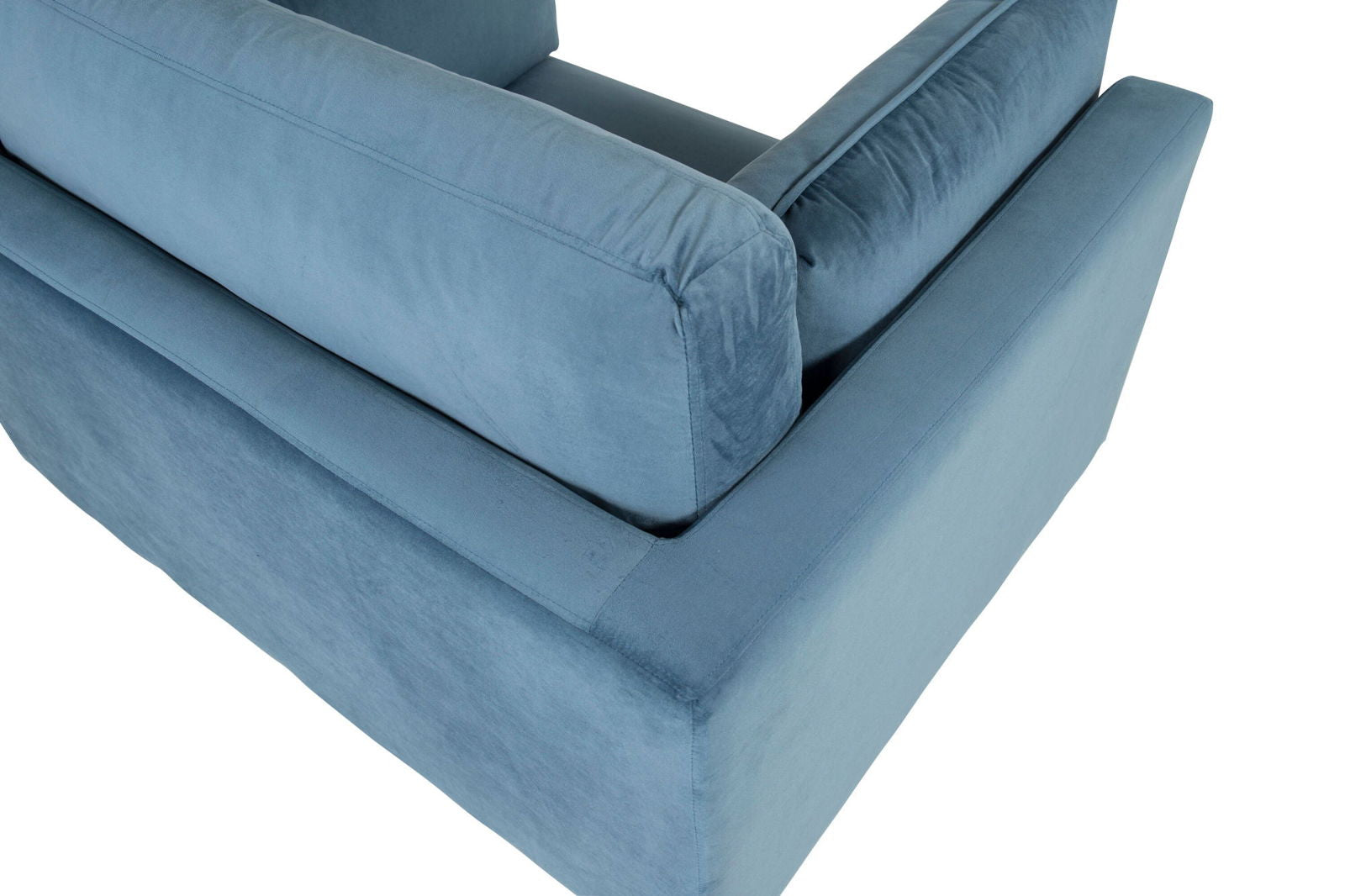 Venture Home Boom - Single Chair Velvet - Blue - vivahabitat.com