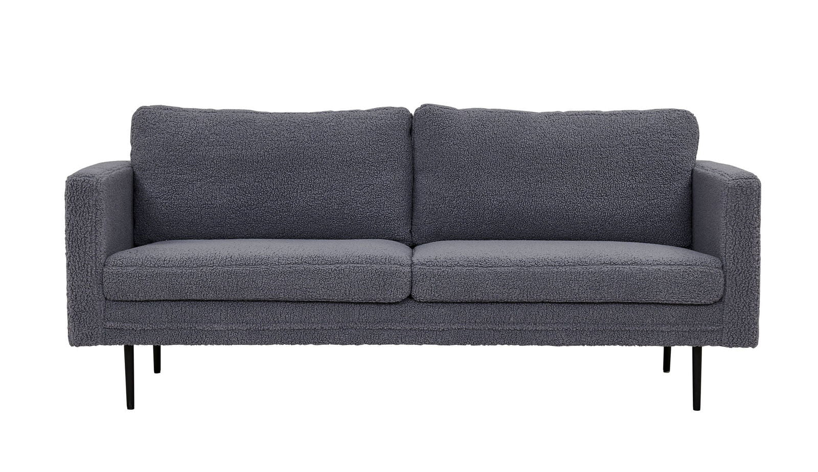 Venture Home Boom 3-seat sofa - Teddy Fabric Dark Grey - vivahabitat.com