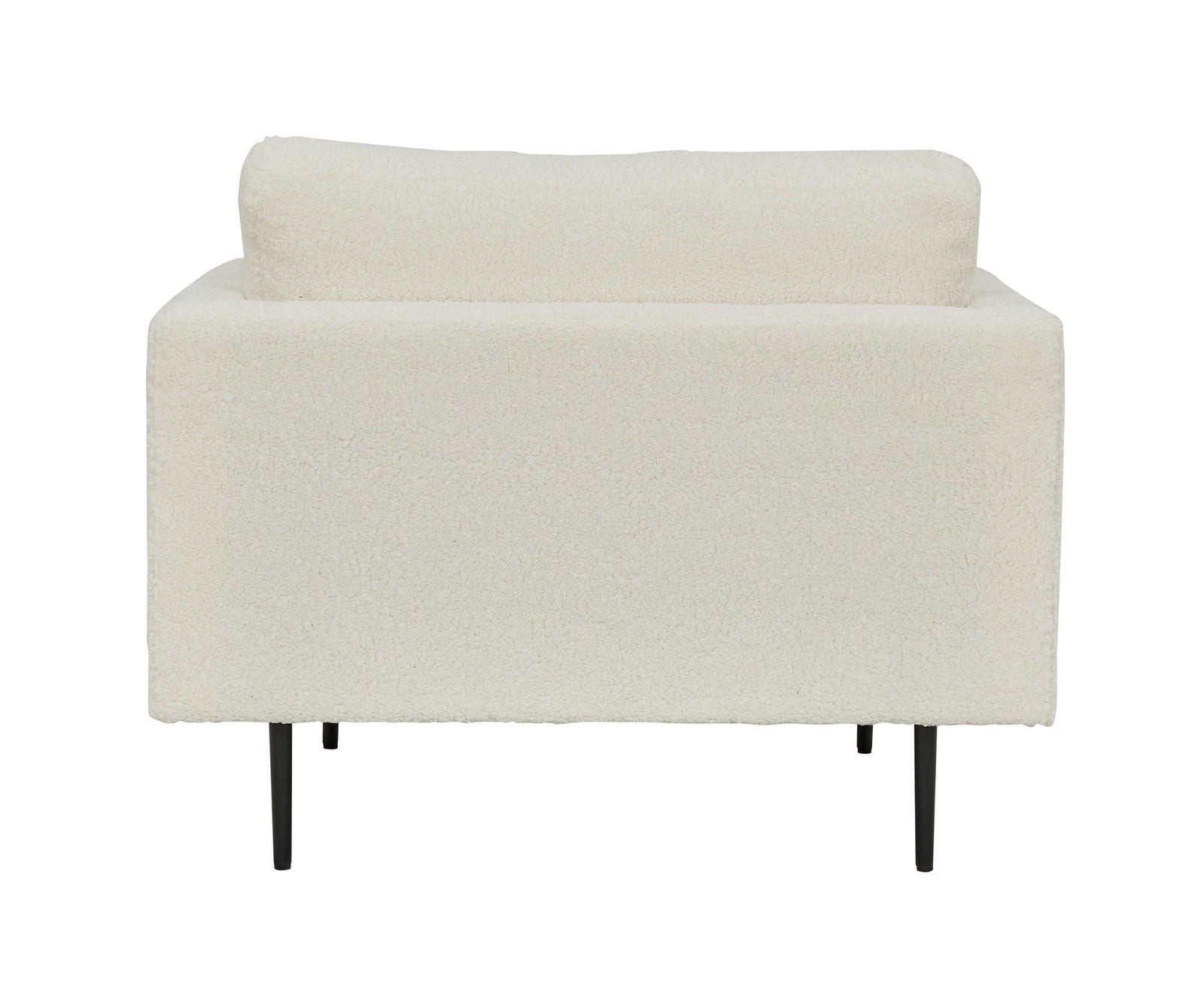 Venture Home Boom Single Chair - Teddy Fabric White - vivahabitat.com