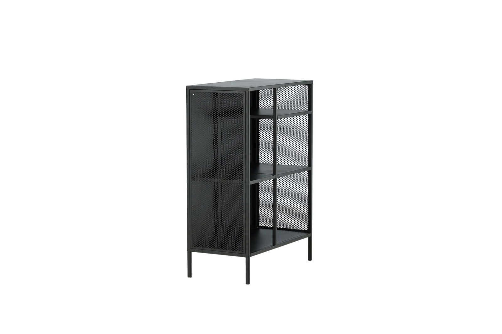 Venture Home Misha - Book Case Mesh - Black - vivahabitat.com