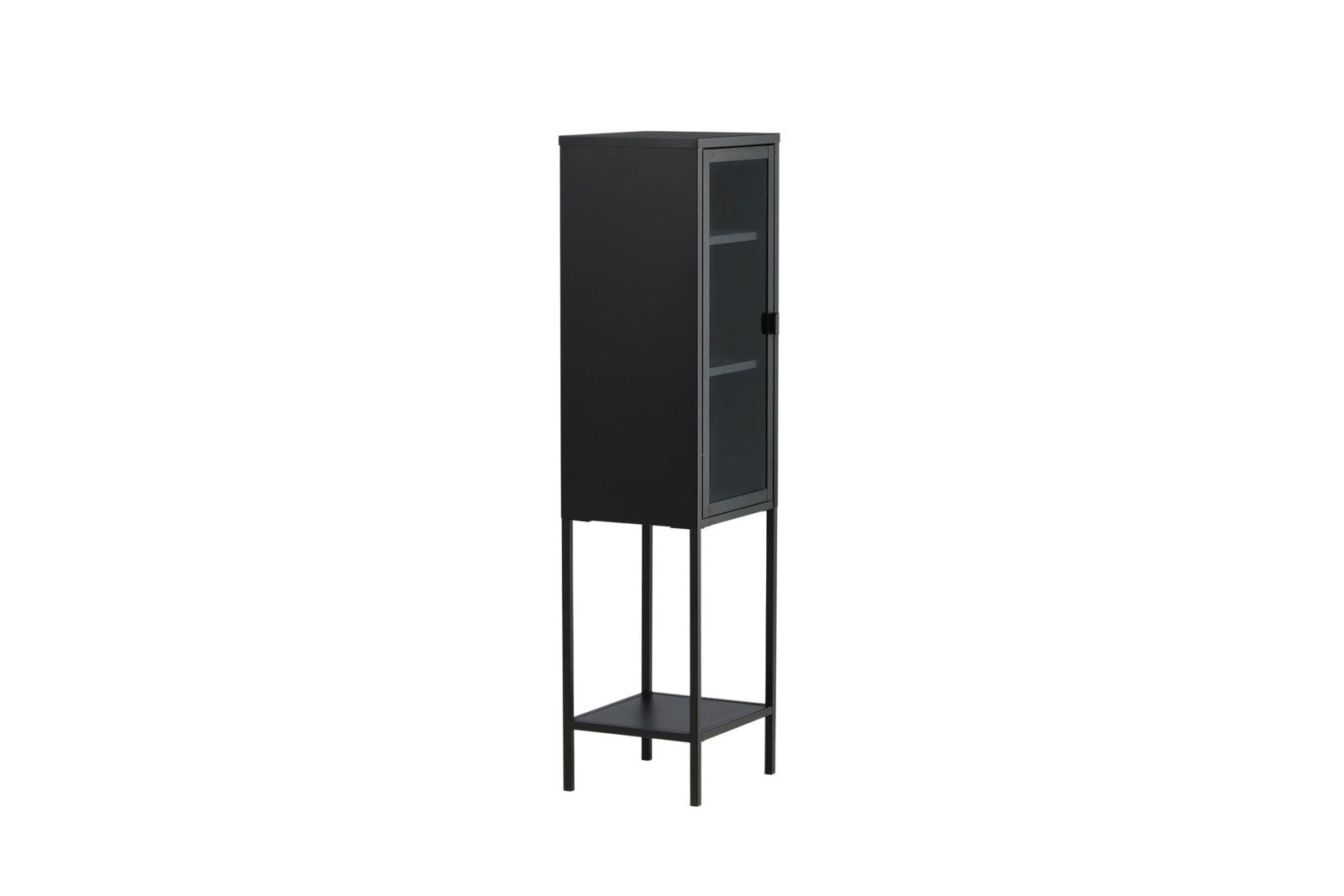 Venture Home Misha - High Thin Cabinet w shelf - Black - vivahabitat.com