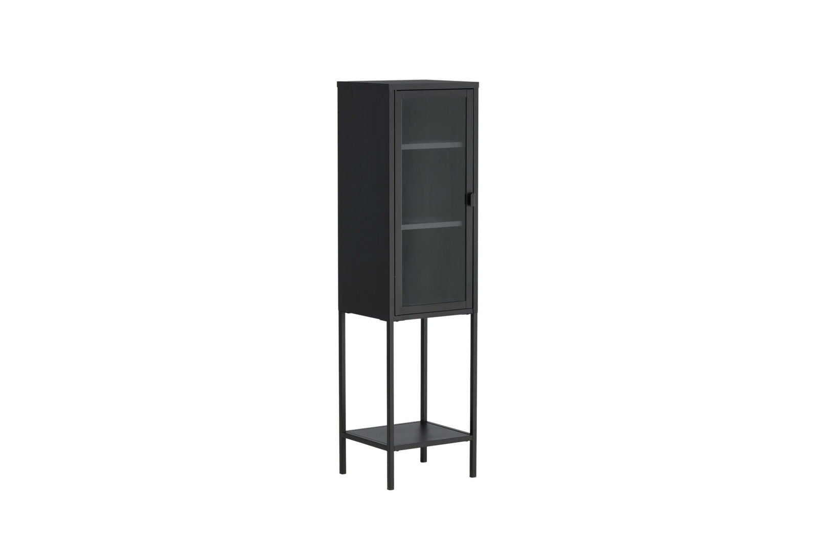 Venture Home Misha - High Thin Cabinet w shelf - Black - vivahabitat.com