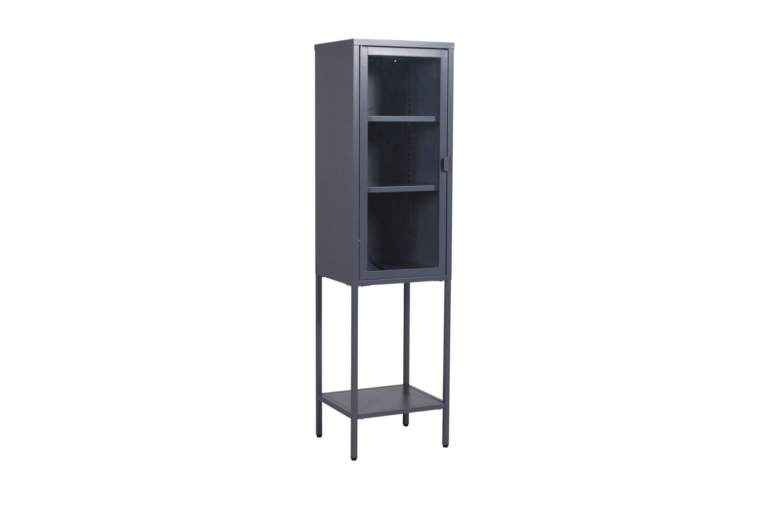 Venture Home Misha - High Thin Cabinet w shelf - Grey - vivahabitat.com