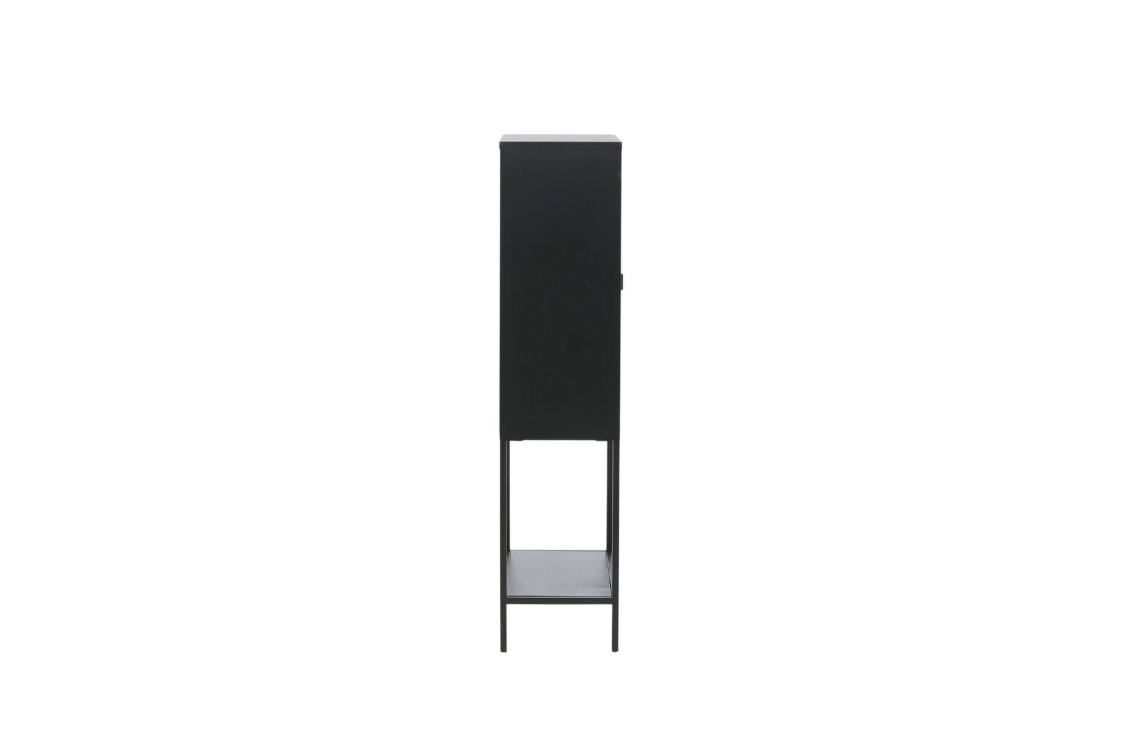 Venture Home Misha - High Wide Cabinet w shelf - Black - vivahabitat.com