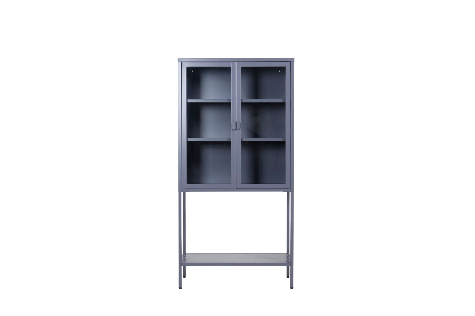 Venture Home Misha - High Wide Cabinet w shelf - Grey - vivahabitat.com