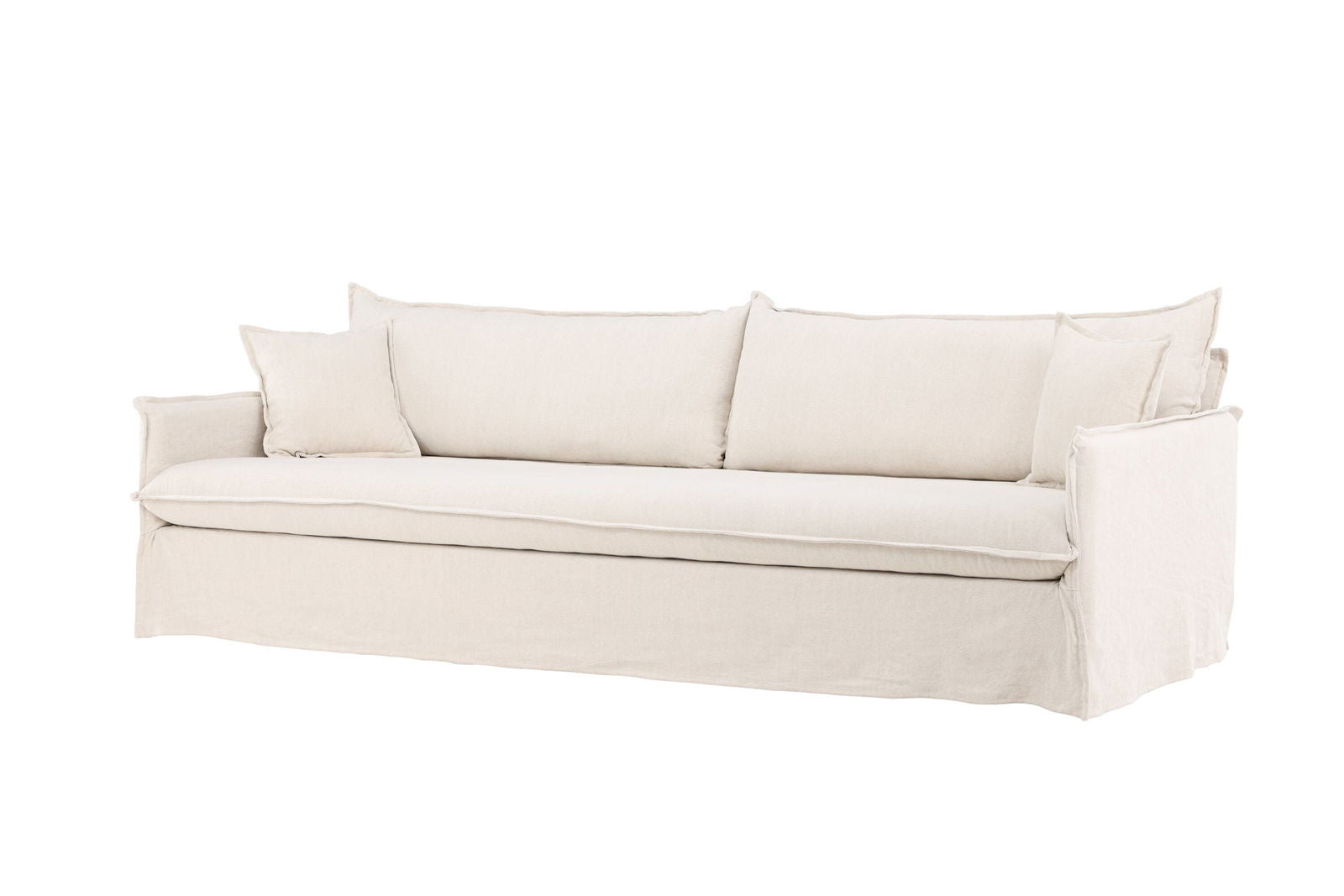 Venture Home Nova 4-seat Sofa - Beige Linen / - vivahabitat.com