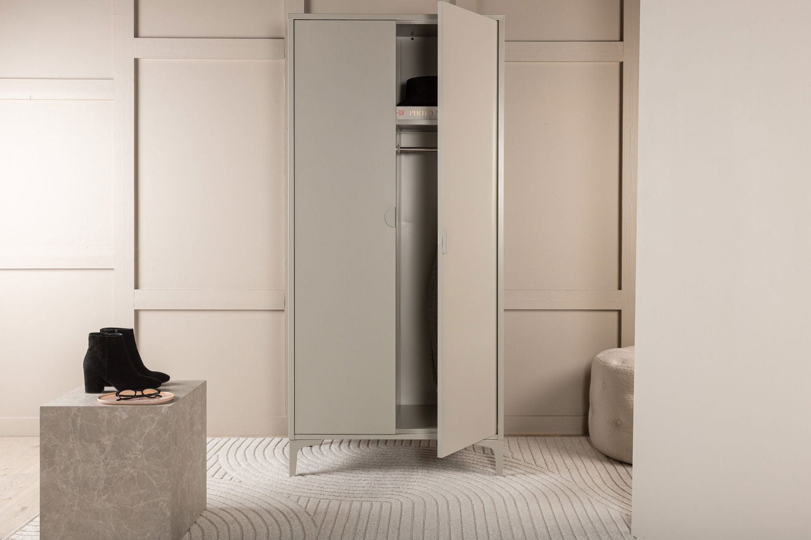 Venture Home Piring Wardrobe - Beige / Beige - vivahabitat.com