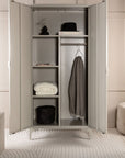 Venture Home Piring Wardrobe - Beige / Beige - vivahabitat.com