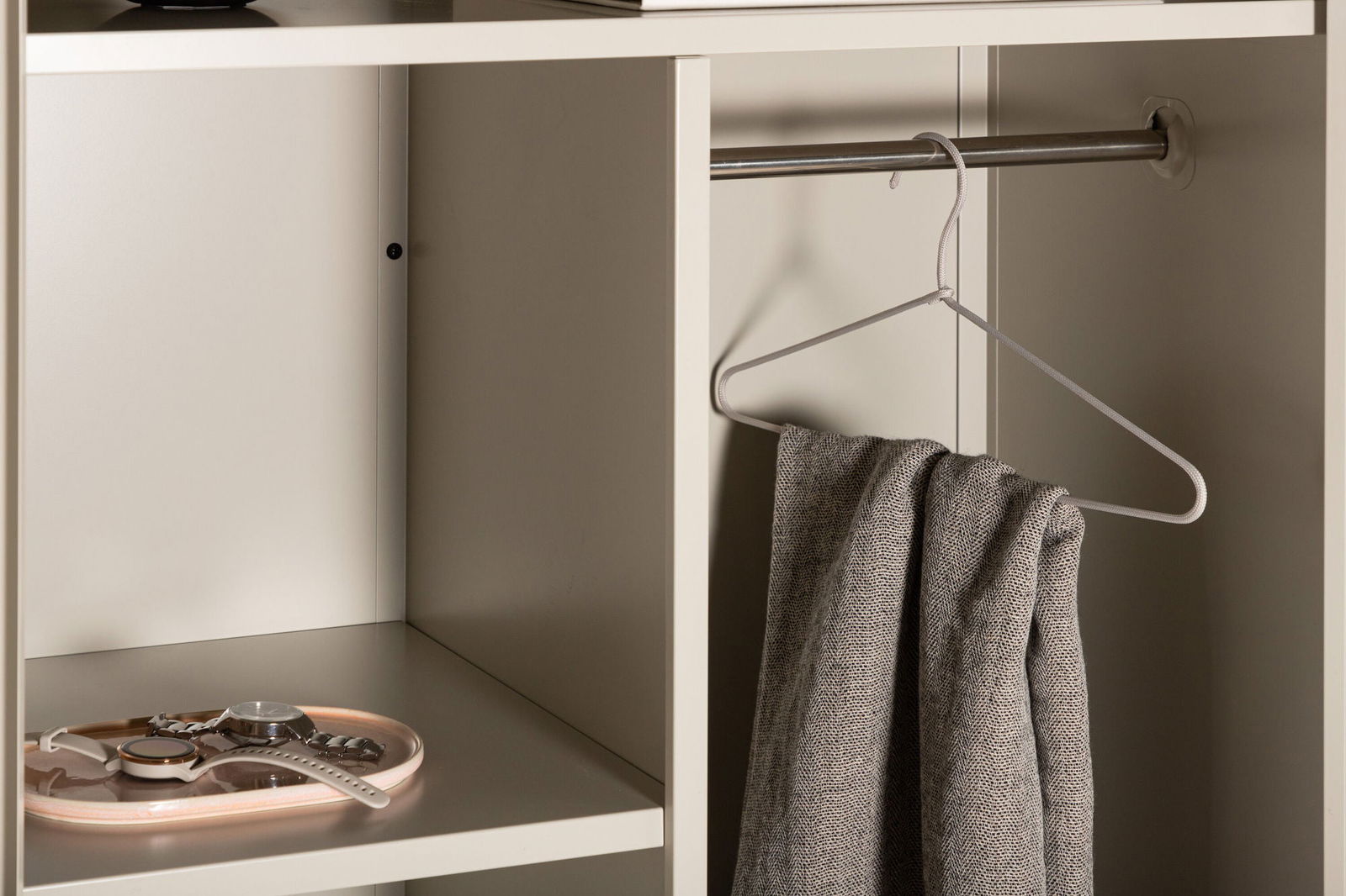 Venture Home Piring Wardrobe - Beige / Beige - vivahabitat.com