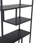 Venture Home Staal - Bookcase - Black - vivahabitat.com