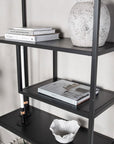 Venture Home Staal - Bookcase - Black - vivahabitat.com