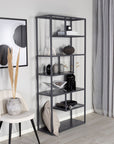 Venture Home Staal - Bookcase - Light Grey - vivahabitat.com