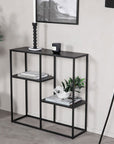 Venture Home Staal - Staal Bookcase Low - Black - vivahabitat.com