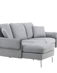 Venture Home Toulouse Sofa - Grey Fabric - vivahabitat.com