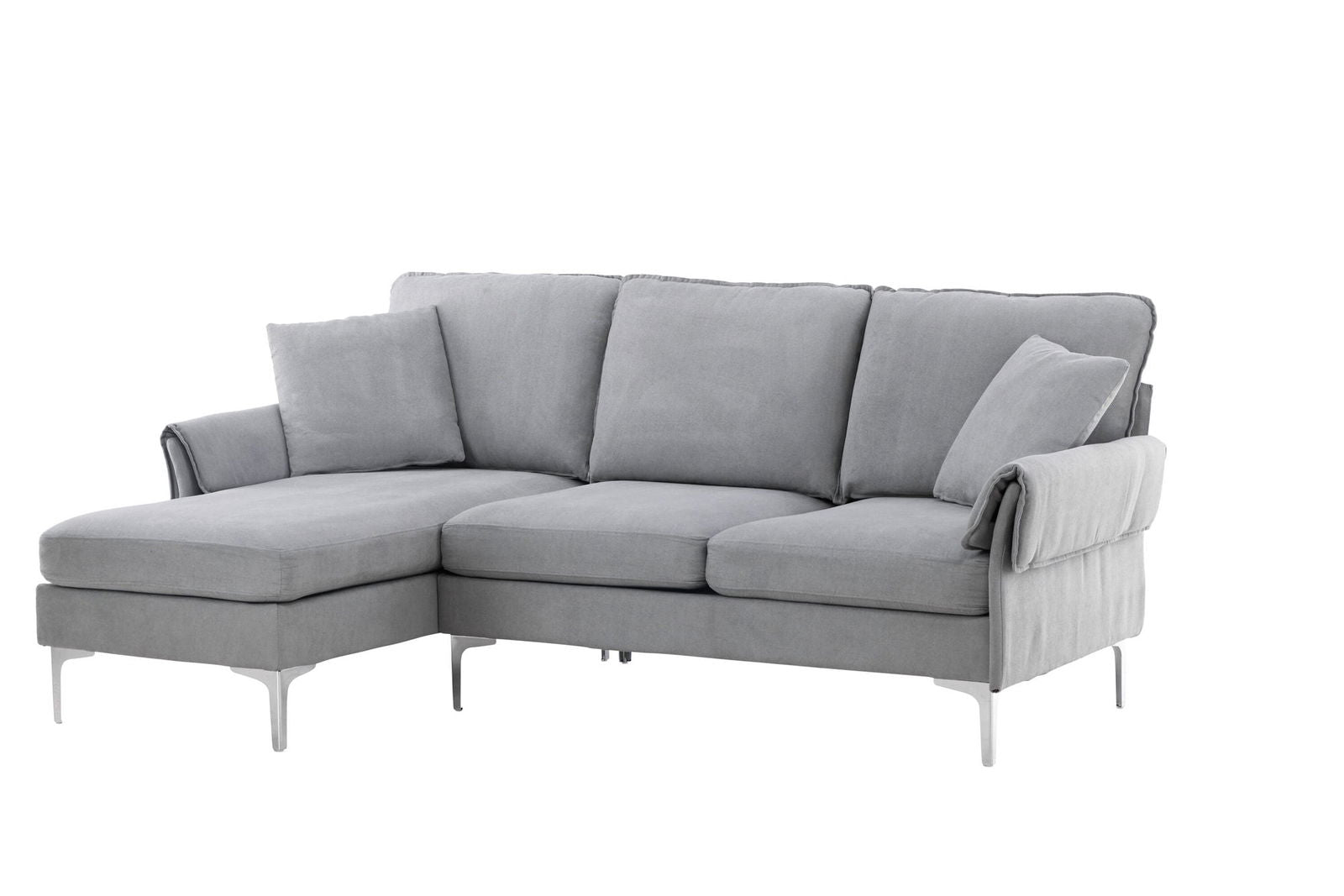 Venture Home Toulouse Sofa - Grey Fabric - vivahabitat.com