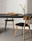 Venture Home Vail Dining Table - Black / Smoked Black MDF - vivahabitat.com