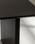 Venture Home Vail Dining Table - Black / Smoked Black MDF - vivahabitat.com