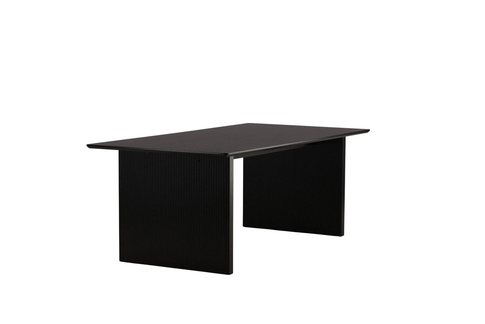 Venture Home Vail Dining Table - Black / Smoked Black MDF - vivahabitat.com