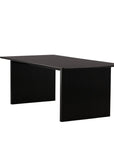 Venture Home Vail Dining Table - Black / Smoked Black MDF - vivahabitat.com