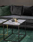 Venture Home Velvet 3-sitssoffa - Black Sammet - vivahabitat.com