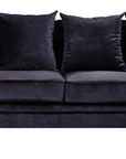 Venture Home Velvet 3-sitssoffa - Black Sammet - vivahabitat.com