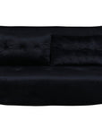 Venture Home Vicky Folding Bed Double - Black / Black Velvet - vivahabitat.com