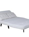 Venture Home Vicky Folding Bed Double - Black / Light Beige Fabric - vivahabitat.com