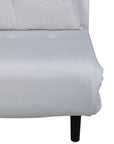 Venture Home Vicky Folding Bed Single - Black / Light Beige Fabric - vivahabitat.com