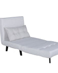 Venture Home Vicky Folding Bed Single - Black / Light Beige Fabric - vivahabitat.com