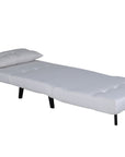 Venture Home Vicky Folding Bed Single - Black / Light Beige Fabric - vivahabitat.com