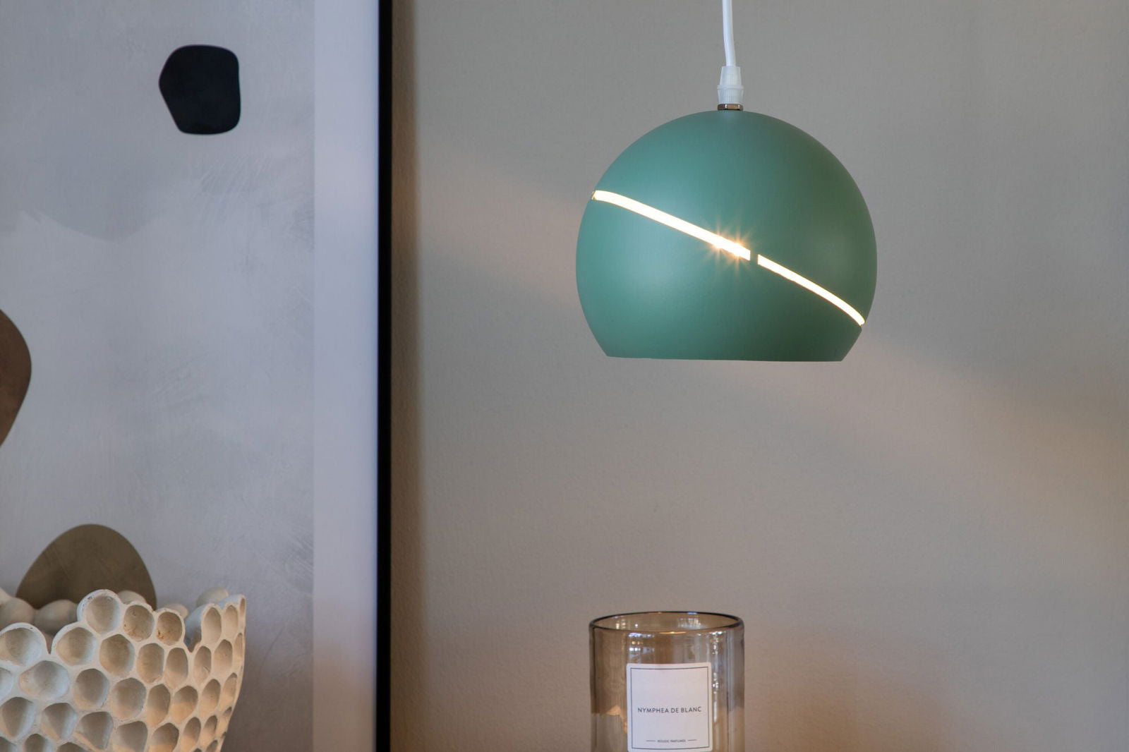 Venture Home Wei Pendant Lamp D180*H150 Green - vivahabitat.com