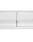 Venture Home Zoom 2-seat sofa - Black / Light Beige Fabric - vivahabitat.com