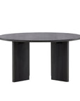 Vind Askerön Sofa Table ⌀80 - Black FSC 100% - vivahabitat.com
