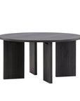 Vind Askerön Sofa Table ⌀80 - Black FSC 100% - vivahabitat.com