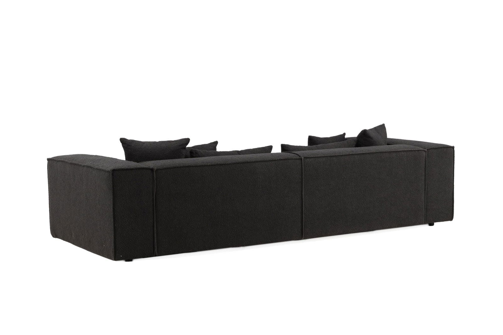 Vind Gillholmen Sofa - Black / Black Boucle - vivahabitat.com
