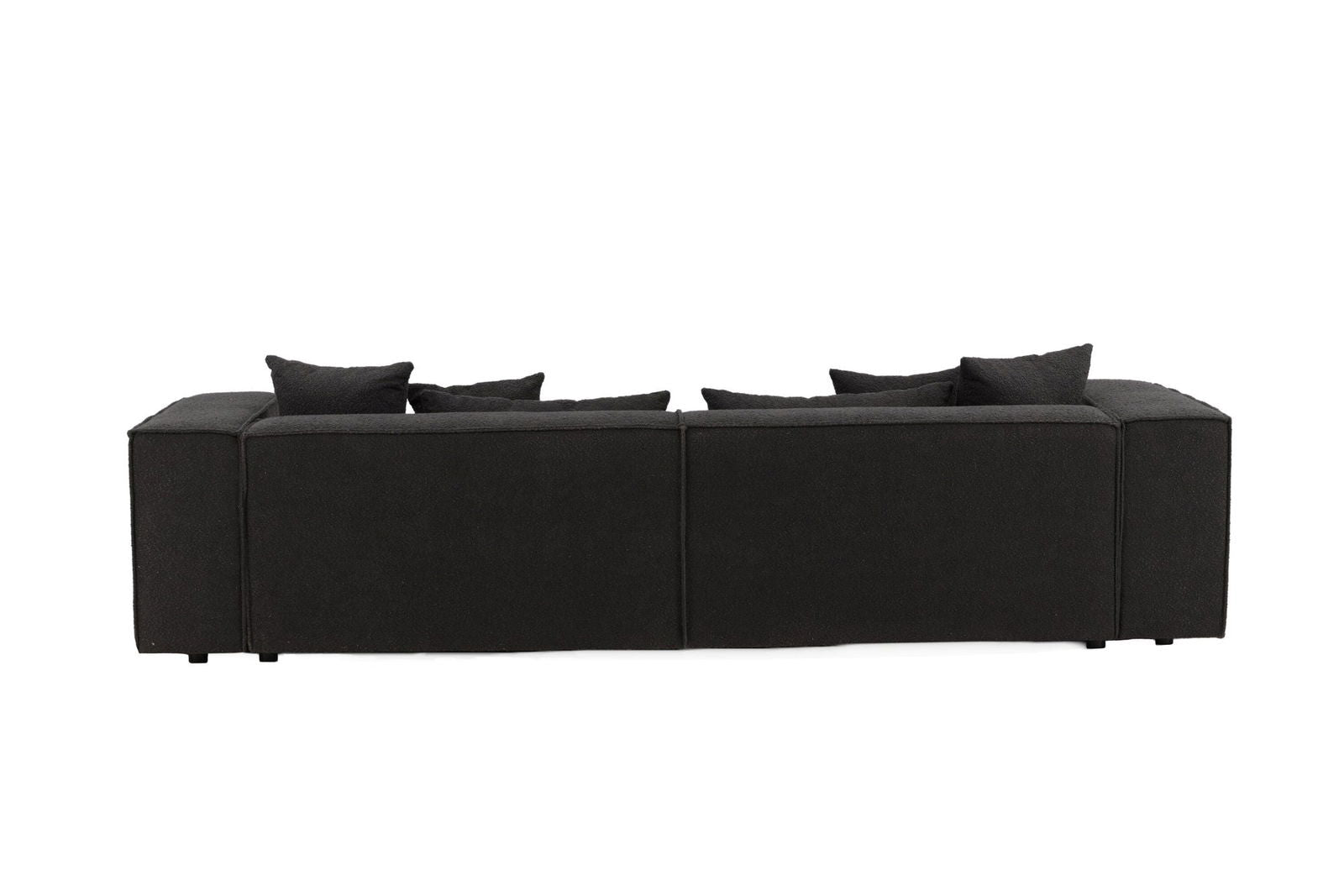 Vind Gillholmen Sofa - Black / Black Boucle - vivahabitat.com