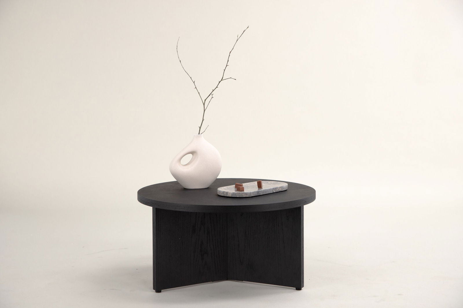 Vind Saltö Large Sofa Table - Black / Wood - vivahabitat.com