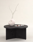 Vind Saltö Large Sofa Table - Black / Wood - vivahabitat.com