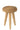 Stool Round Teak Wood/Water Hyacinth Natural - vivahabitat.com