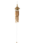 Wind Chime Bird House Bamboo Natural Medium - vivahabitat.com