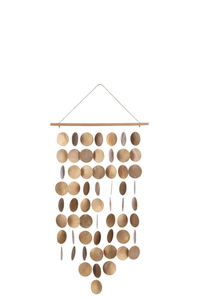 Windchime Coin Shell Brown - vivahabitat.com