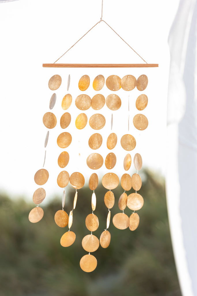 Windchime Coin Shell Brown - vivahabitat.com