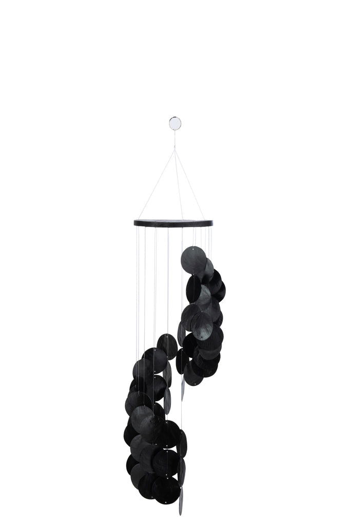 Windchime Scale Shell Black - vivahabitat.com