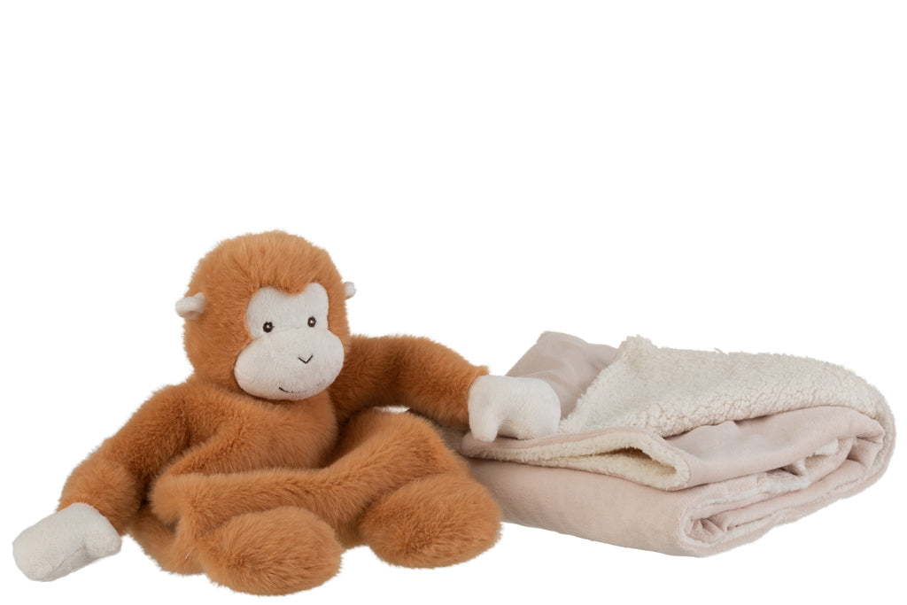 Ape+Blanket Plush Brown Children - vivahabitat.com