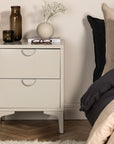 Venture Home Piring 2 Drawer - Beige/ Beige - vivahabitat.com