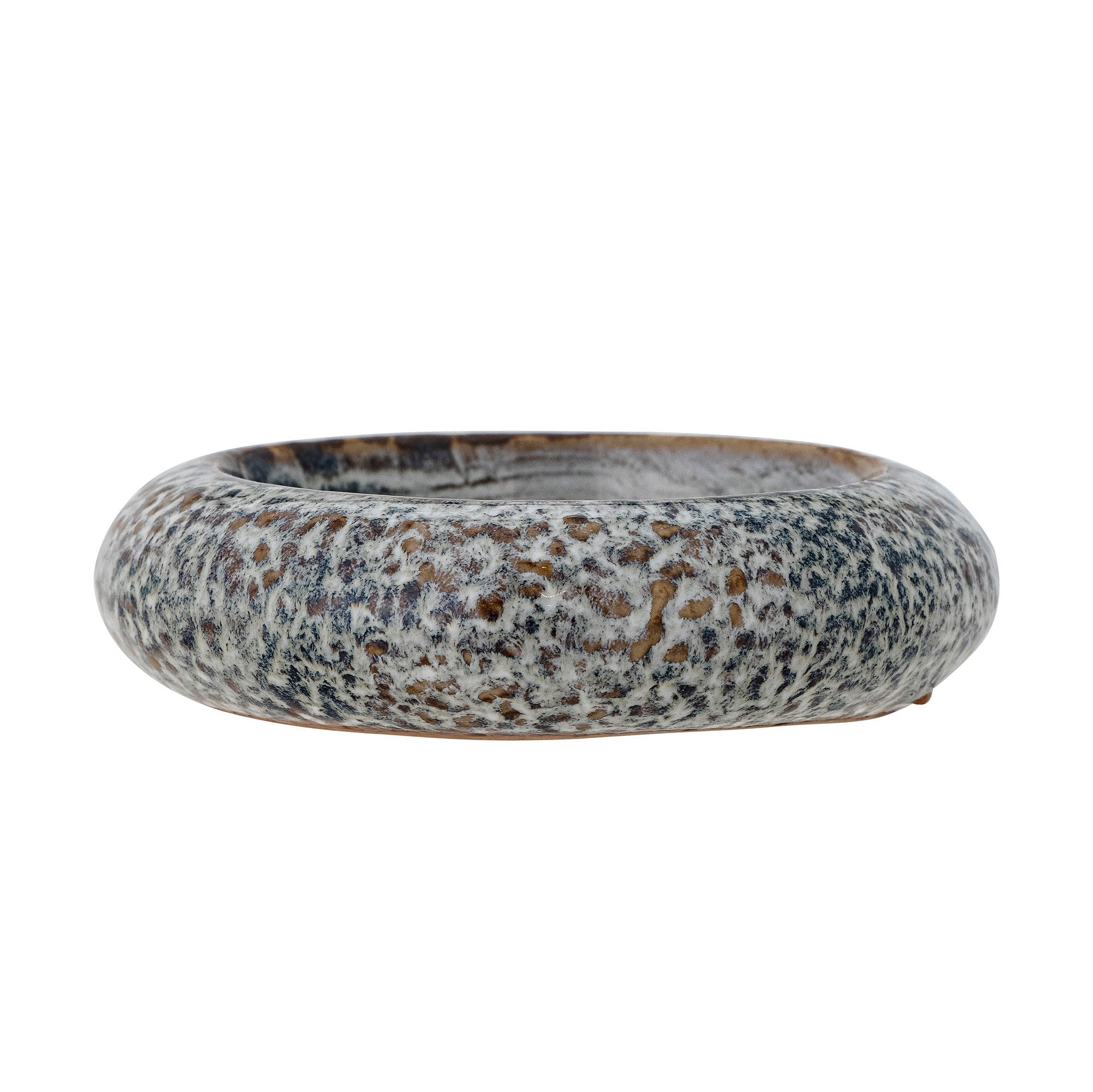 Bloomingville Oshin Candle Holder, Grey, Stoneware - vivahabitat.com