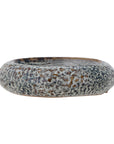 Bloomingville Oshin Candle Holder, Grey, Stoneware - vivahabitat.com