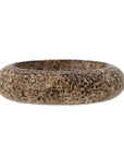 Bloomingville Oshin Candle Holder, Brown, Stoneware - vivahabitat.com