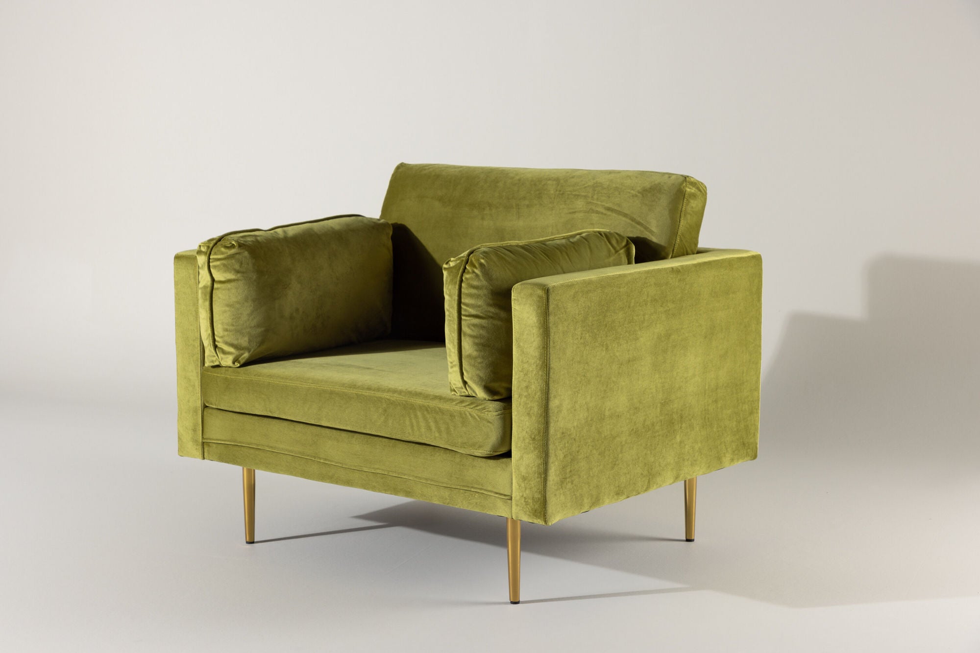 Venture Home Boom - Single Chair Velvet - Spring Green - vivahabitat.com