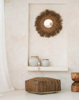 The Oh My Gee Pouf - Beige Black